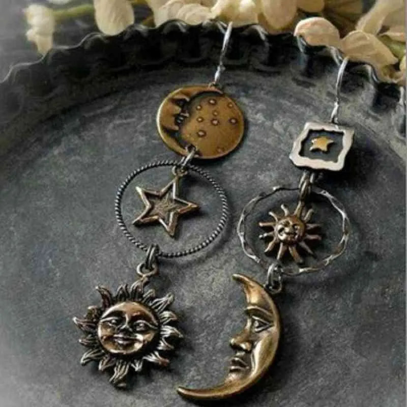 Star, Sun, and Moon Earrings sold by Charming Charlie product image thumbnail 4