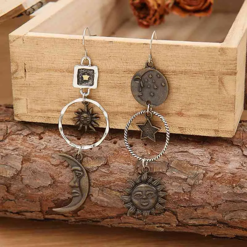 Star, Sun, and Moon Earrings sold by Charming Charlie product image thumbnail 5