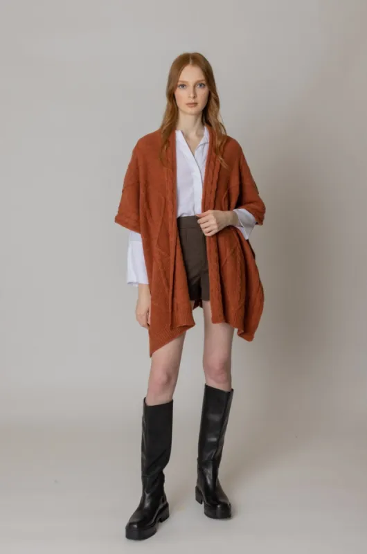 Cable Knit Kimono sold by Charming Charlie