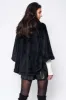Faux Fur Cape With Hood sold by Charming Charlie