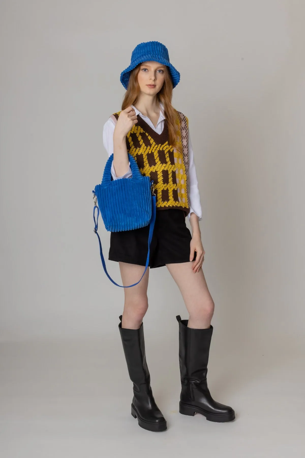 Corduroy Tote Bag sold by Charming Charlie product image thumbnail 5