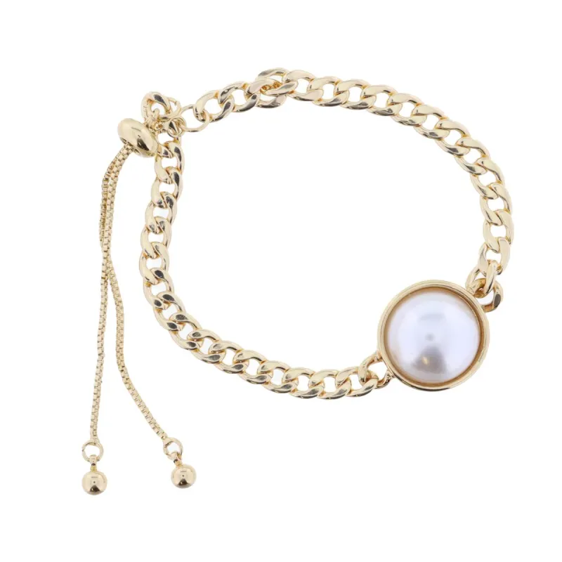 Pearl Circle Bracelet sold by Charming Charlie