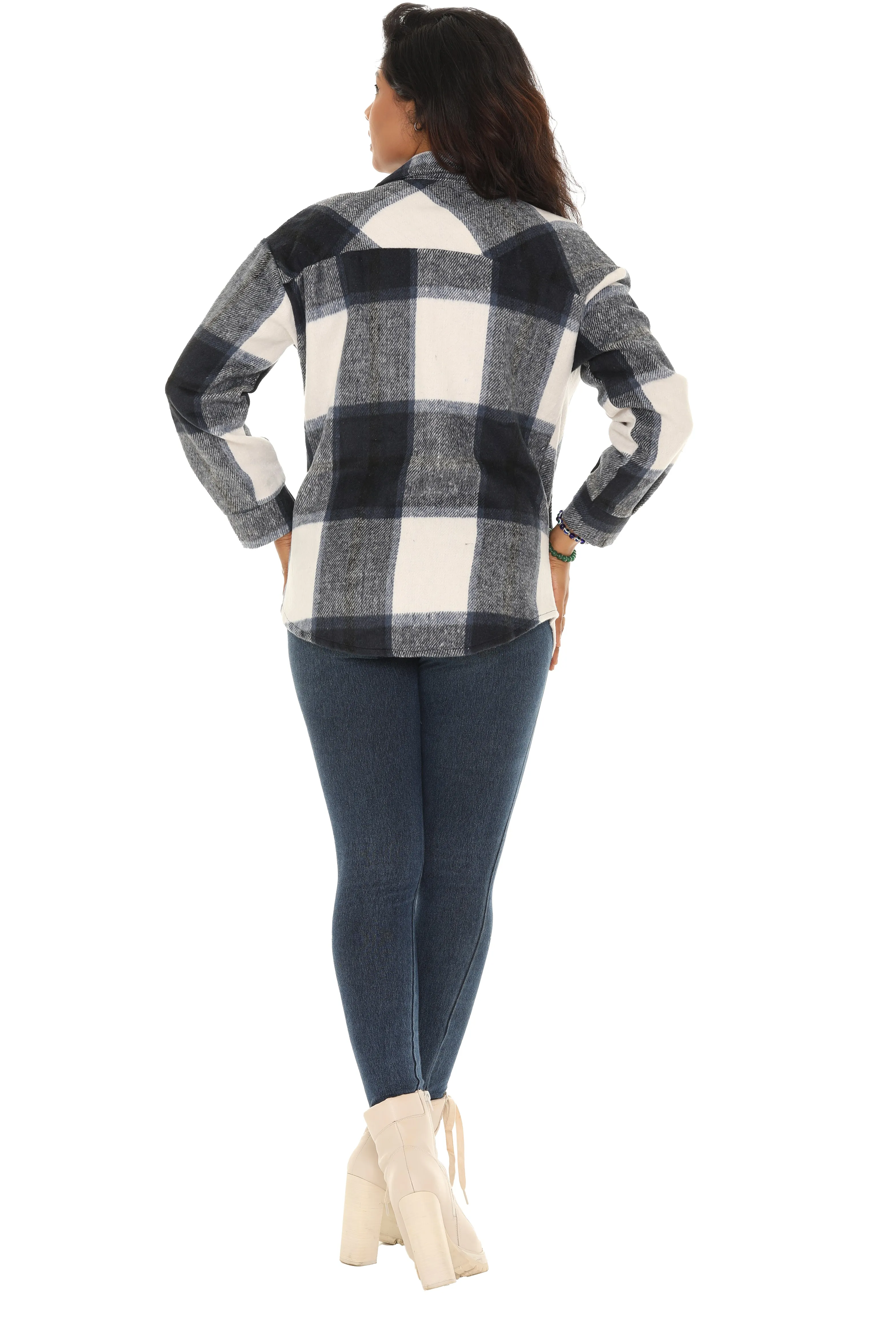 Plaid Shacket sold by Charming Charlie product image thumbnail 2