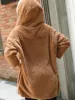 Open Front Hooded Teddy Coat sold by Charming Charlie