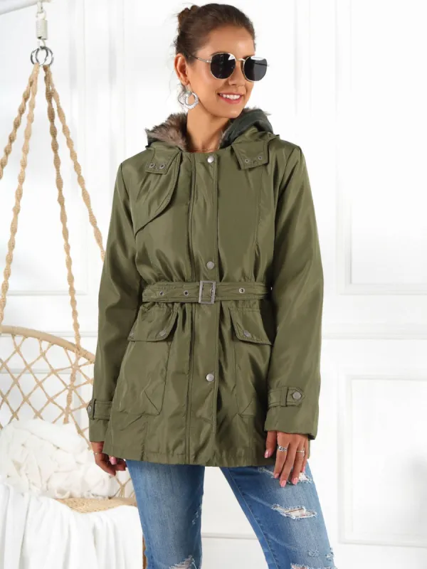 Full Size Hooded Jacket with Detachable Liner (Three-Way Wear) sold by Charming Charlie