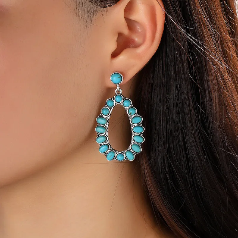 Artificial Turquoise Earrings sold by Charming Charlie
