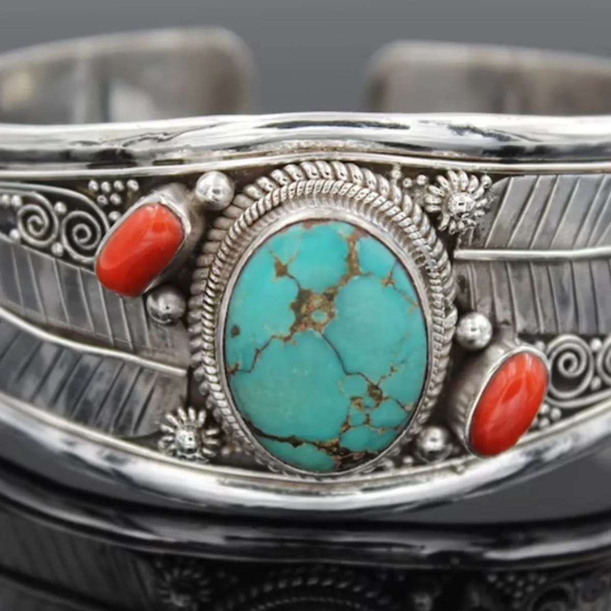 Turquoise Open Bracelet sold by Charming Charlie product image thumbnail 4