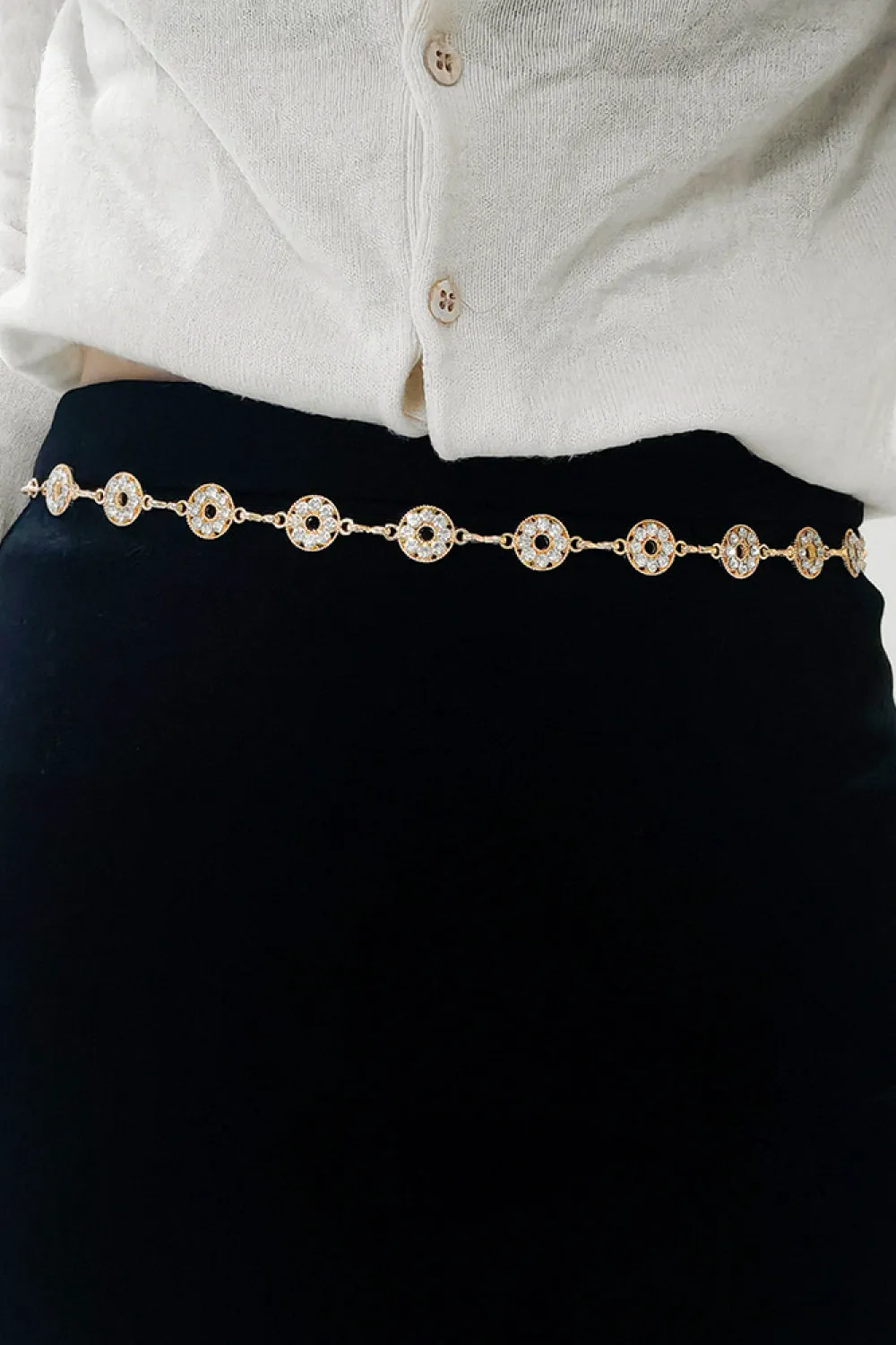 Rhinestone Decor Zinc Alloy Belt sold by Charming Charlie product image thumbnail 4