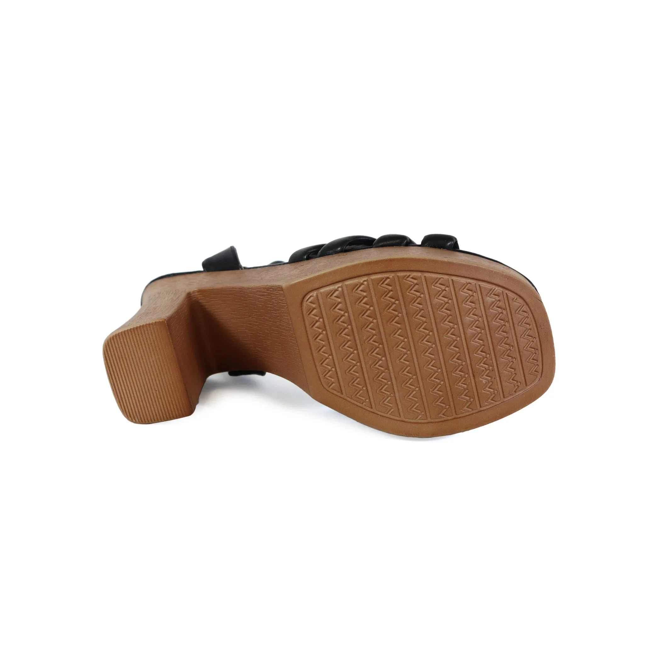 ARLESA-05 Women's Padded Multi Strap In Wooden Heel sold by Charming Charlie product image thumbnail 3