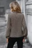 Printed Tie Front Flounce Sleeve Blouse sold by Charming Charlie