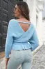 Tie Waist Ruffle Hem Sweater sold by Charming Charlie