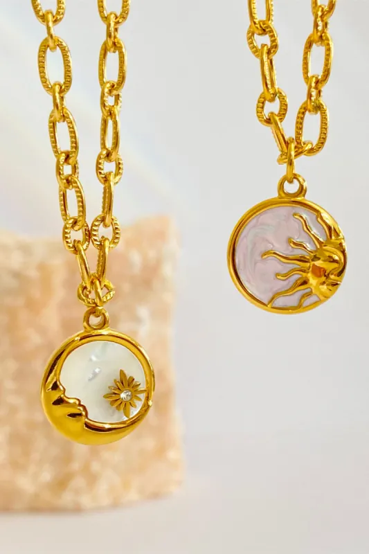 Round Pendant Stainless Steel Necklace sold by Charming Charlie
