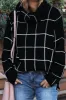 Plaid Turtleneck Drop Shoulder Sweater sold by Charming Charlie