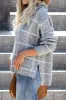 Plaid Turtleneck Drop Shoulder Sweater sold by Charming Charlie