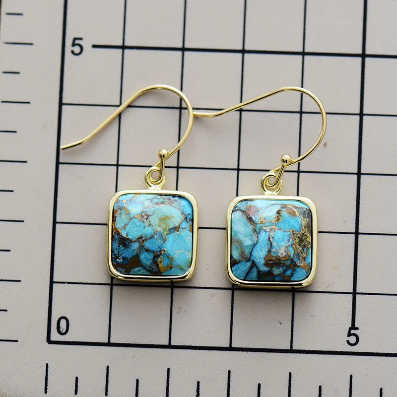 Square Copper Drop Earrings sold by Charming Charlie product image thumbnail 3