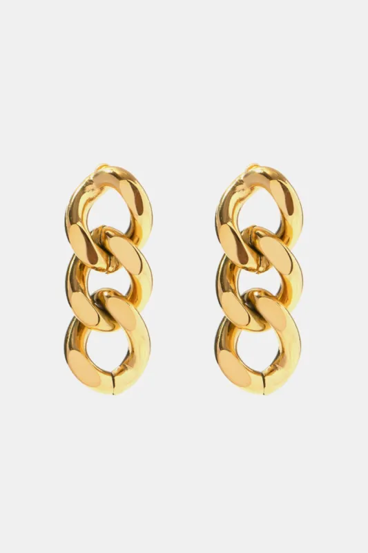 Stainless Steel Chain Earrings sold by Charming Charlie