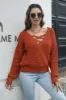 Crisscross Surplice Neck Long Sleeve Sweater sold by Charming Charlie