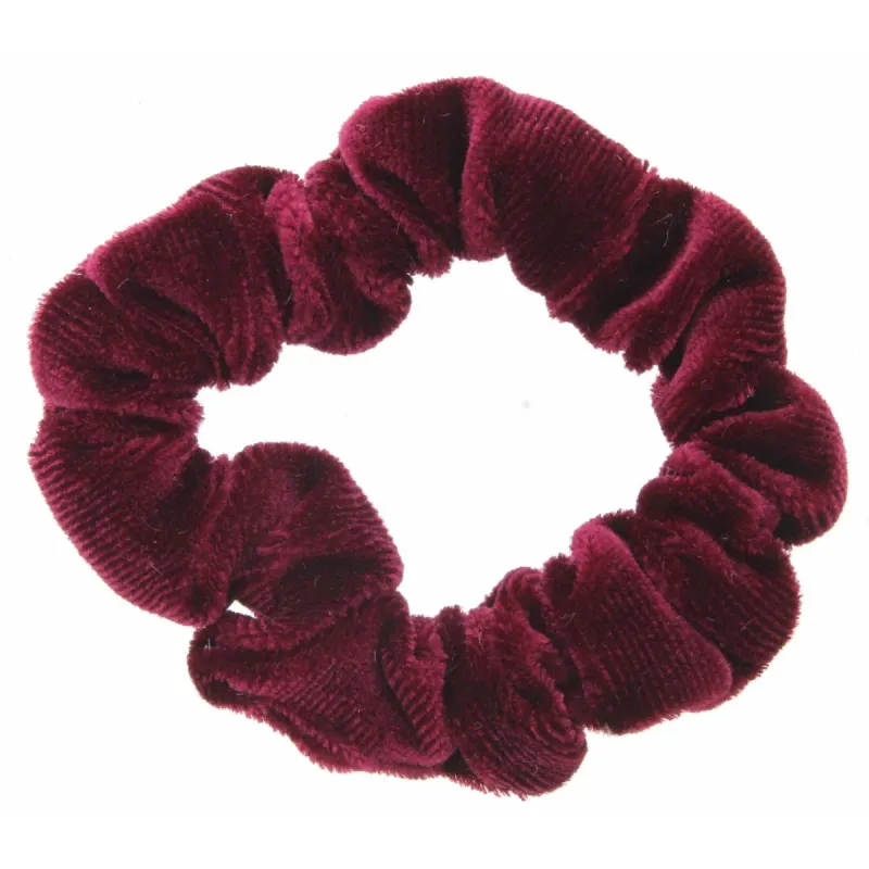 Maroon Velvet Small Scrunchie sold by Charming Charlie