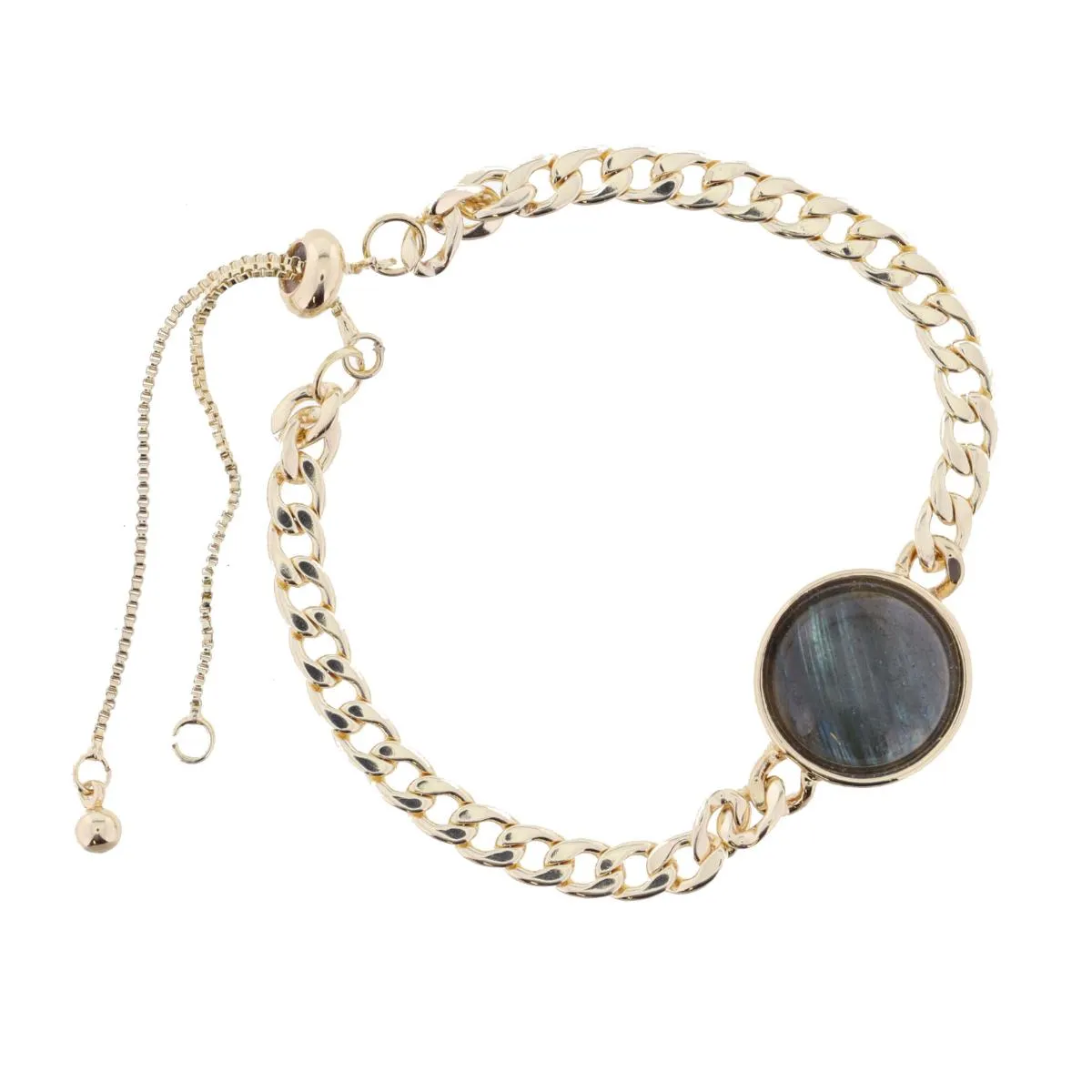 Labradorite Circle Bracelet sold by Charming Charlie