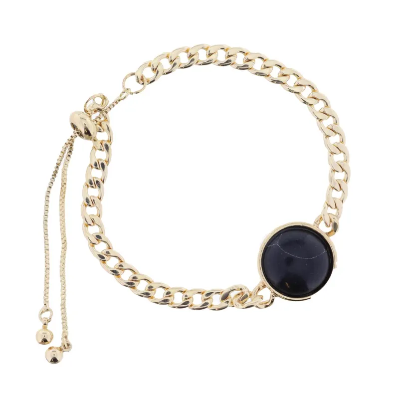 Jet Howlite Circle Bracelet sold by Charming Charlie