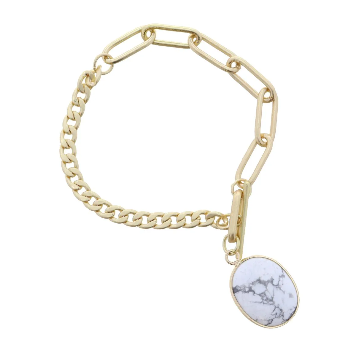 Howlite Pendant Bracelet sold by Charming Charlie