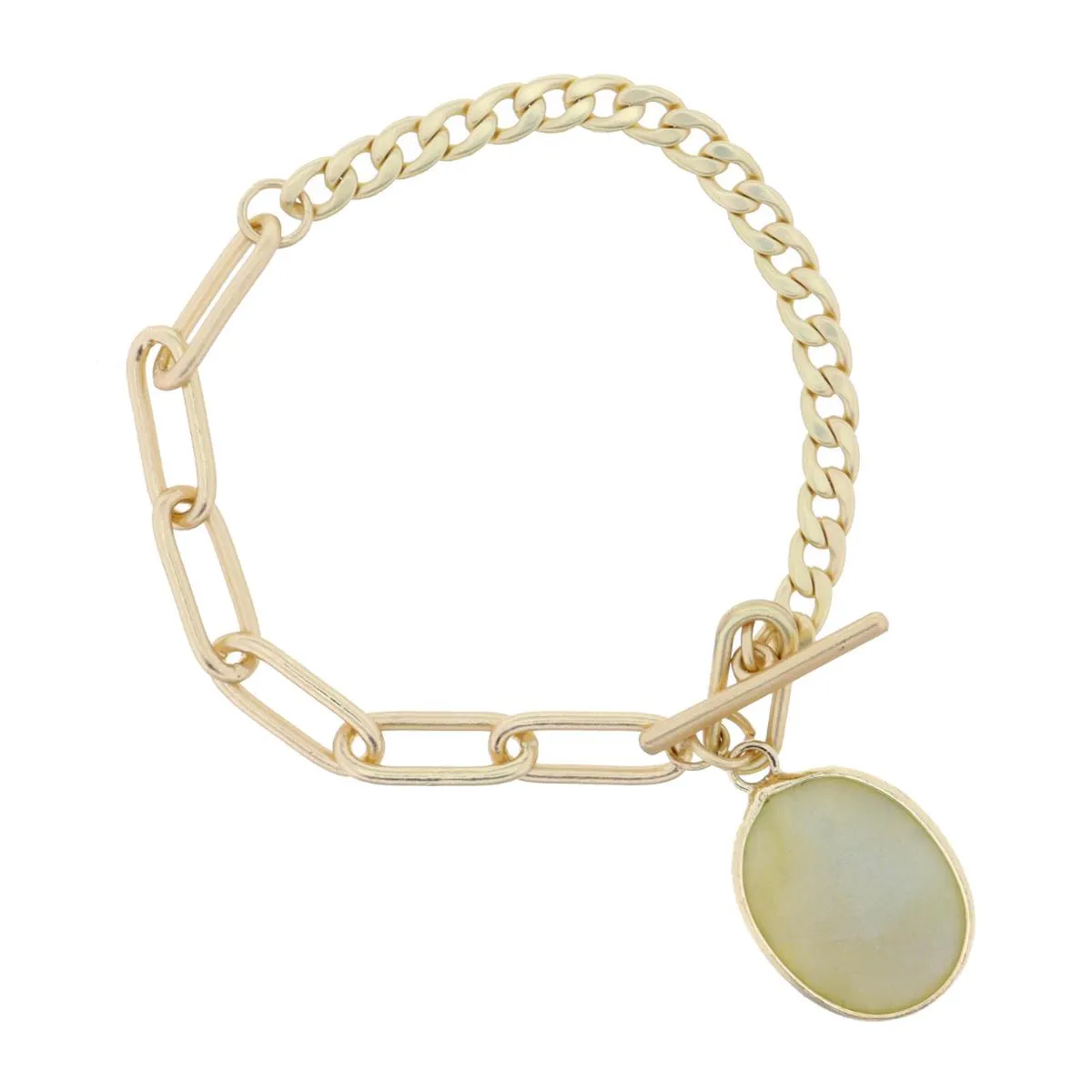 Amazonite Pendant Bracelet sold by Charming Charlie