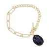 Jet Howlite Pendant Bracelet sold by Charming Charlie