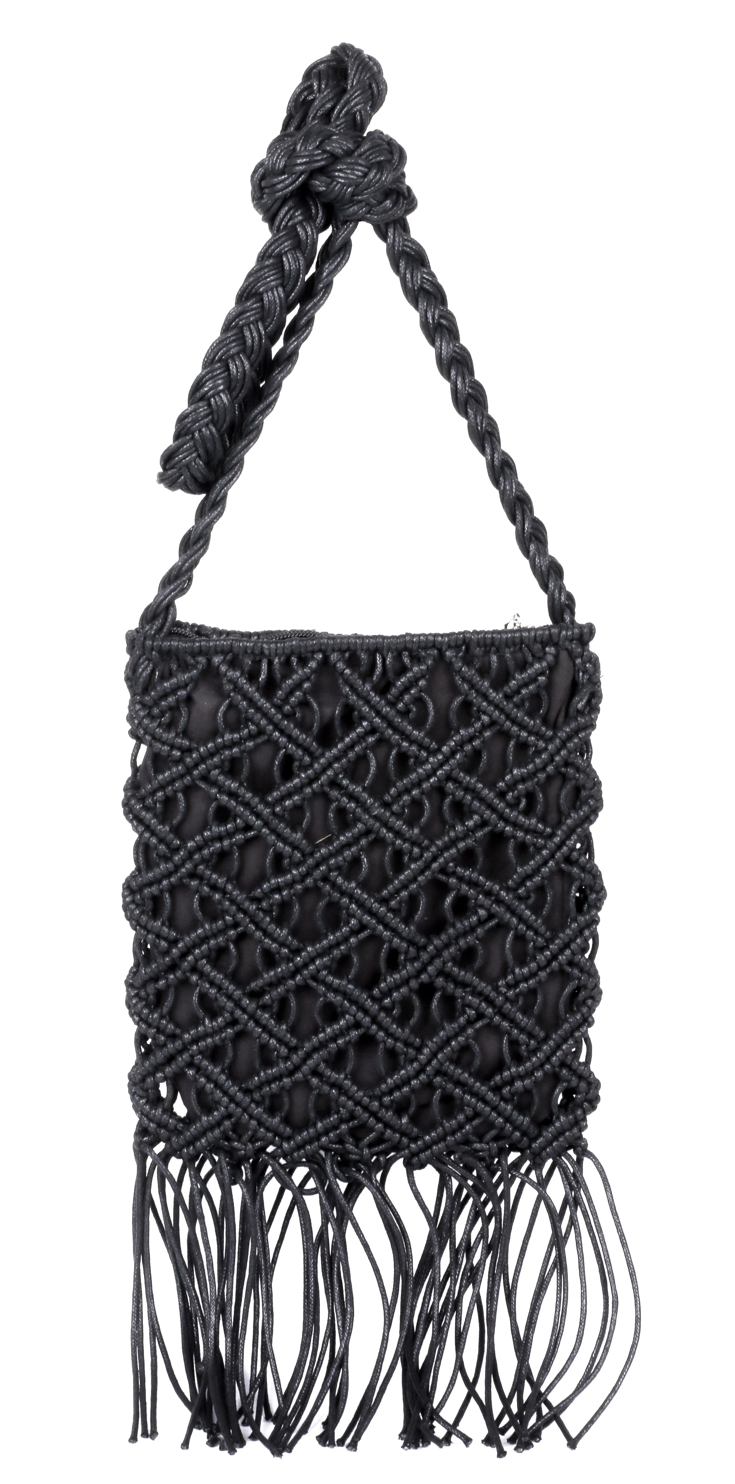 Boho Macrame Crossbody Bag IV sold by Charming Charlie product image thumbnail 2