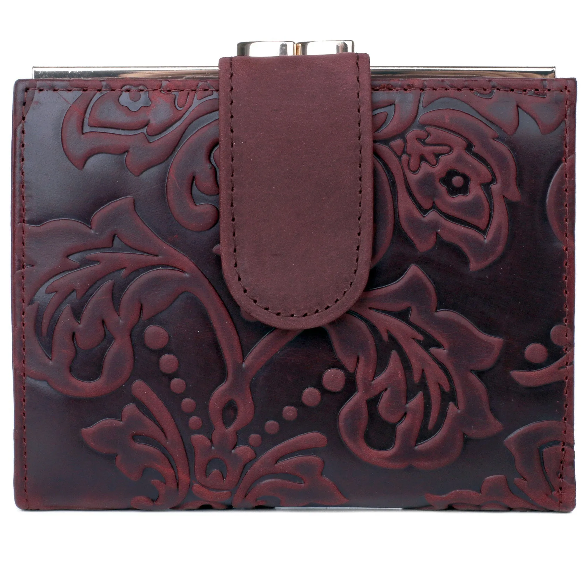 Julia Buxton Tooled Leather Lexington wallet sold by Charming Charlie product image thumbnail 2