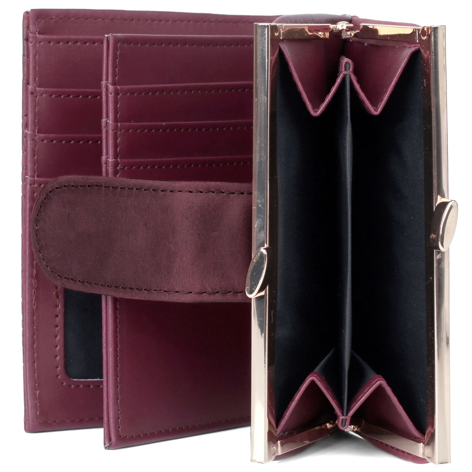 Julia Buxton Tooled Leather Lexington wallet sold by Charming Charlie product image thumbnail 4