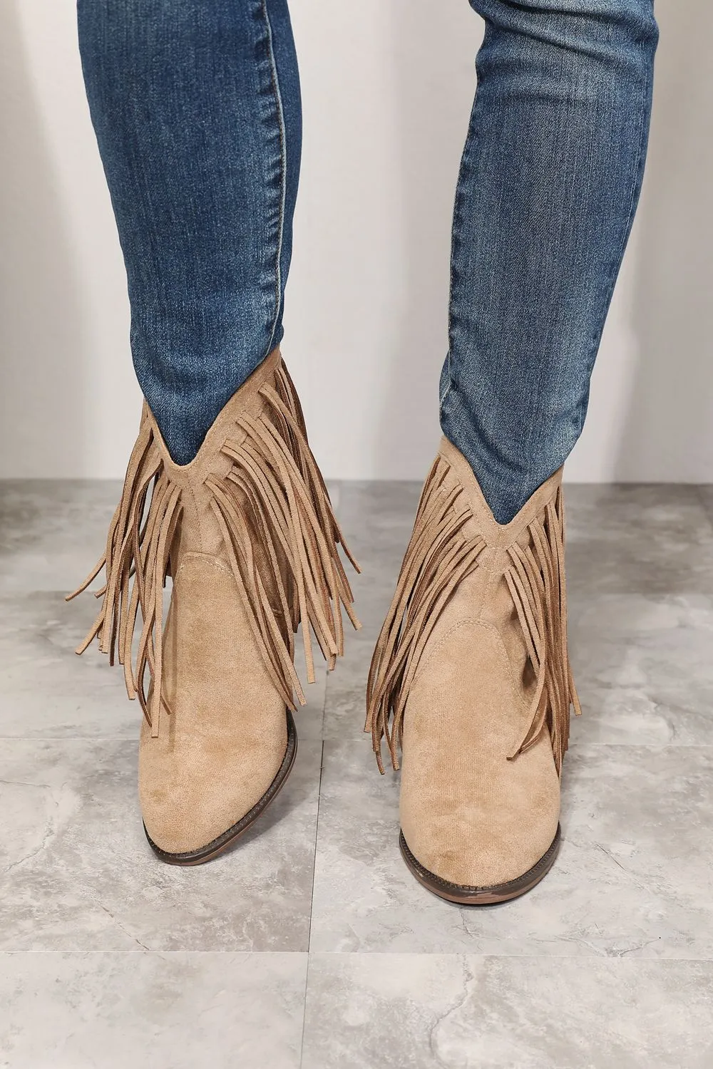 Legend Women's Fringe Cowboy Western Ankle Boots sold by Charming Charlie