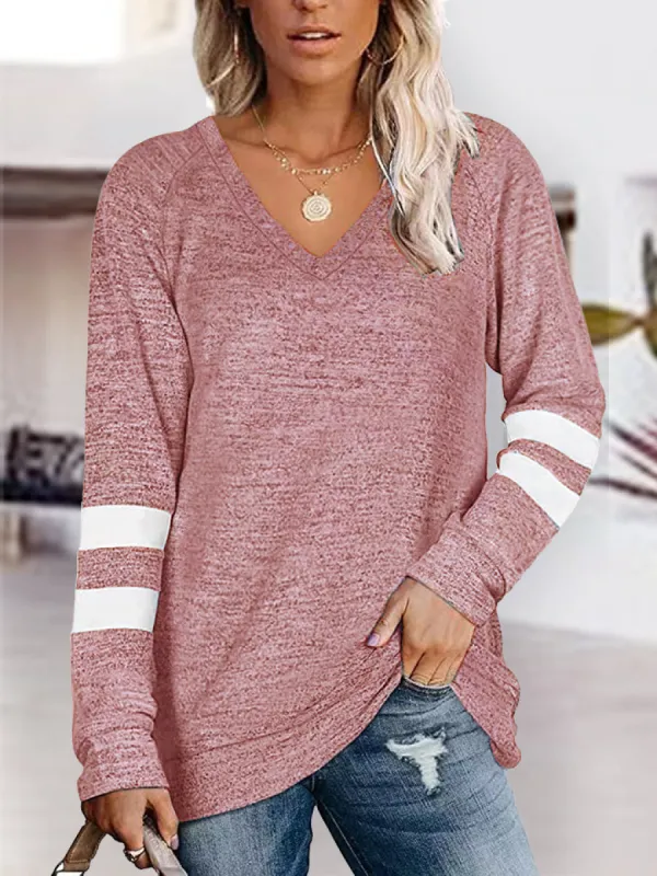 V-Neck Raglan Sleeve T-Shirt sold by Charming Charlie