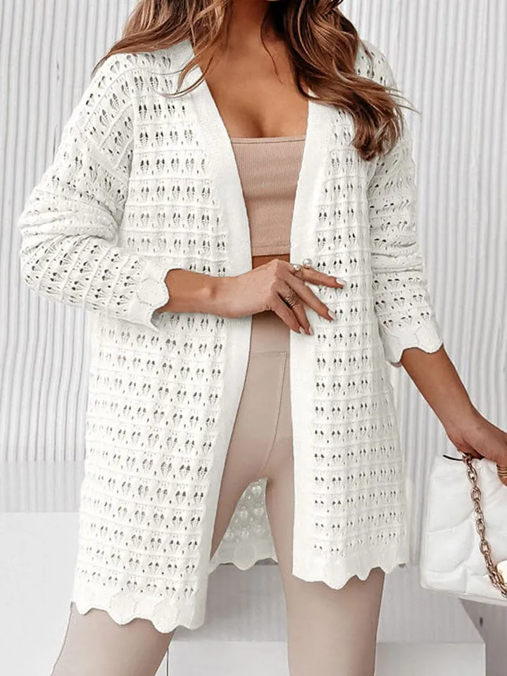 Long Sleeve Openwork Cardigan sold by Charming Charlie