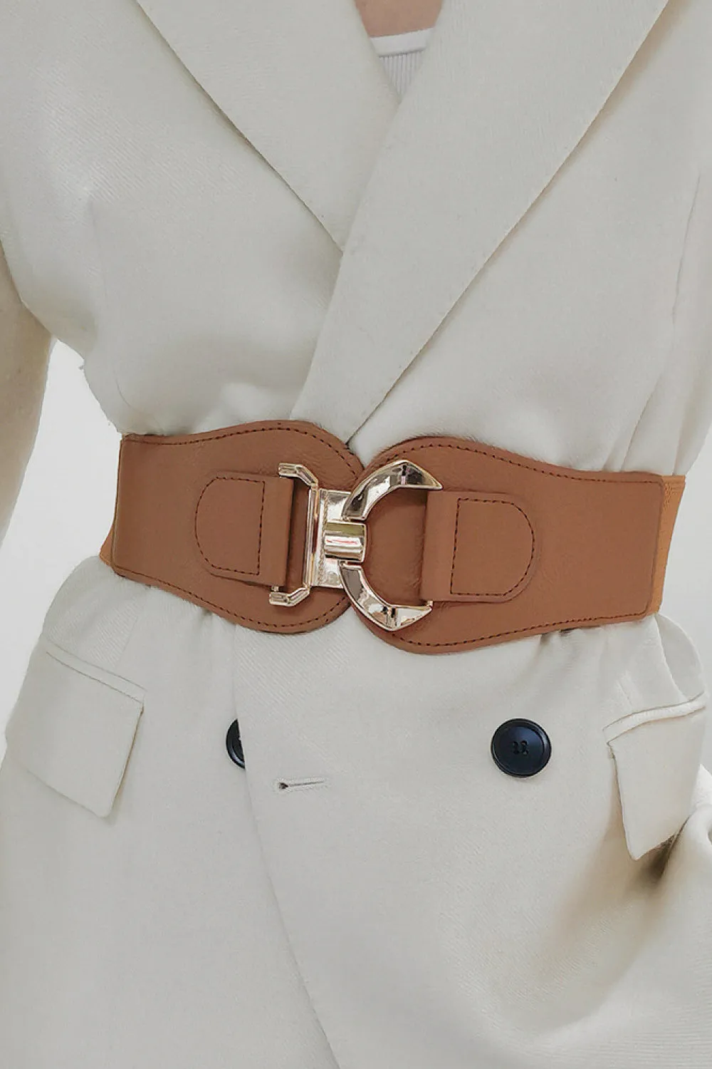 Alloy Buckle Elastic Belt sold by Charming Charlie product image thumbnail 2