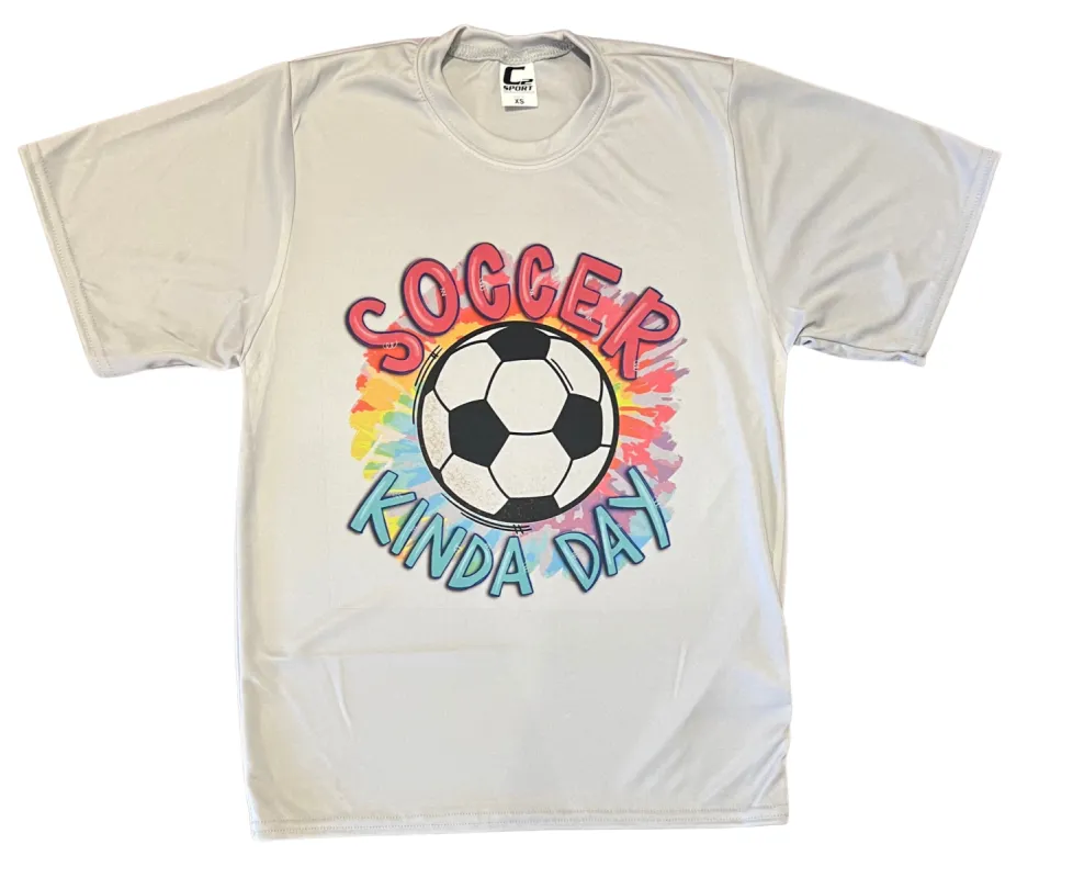 Soccer Kinda Day Dri Fit Tee sold by Charming Charlie