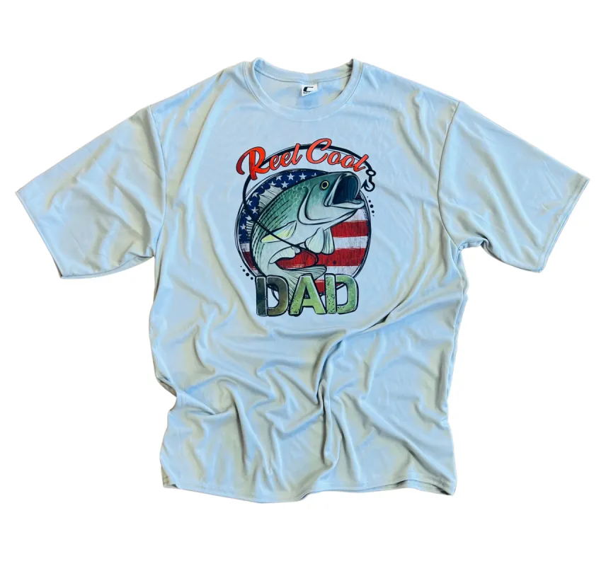 Reel Cool Dad Dri Fit Tee sold by Charming Charlie