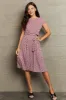 Round Neck Tie Waist Dress sold by Charming Charlie