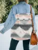 Collared Neck Dropped Shoulder Denim Jacket sold by Charming Charlie