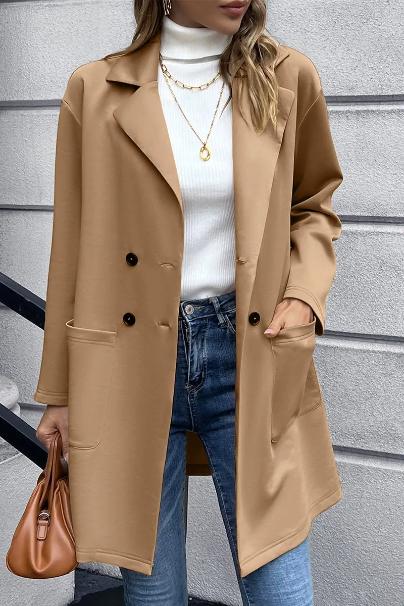 Lapel Collar Long Sleeve Blazer sold by Charming Charlie product image thumbnail 3