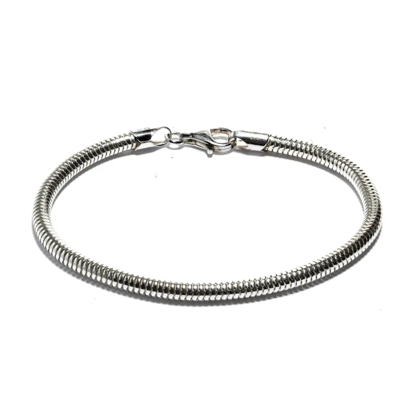 Sterling Silver Snake Chain Bracelet sold by Charming Charlie
