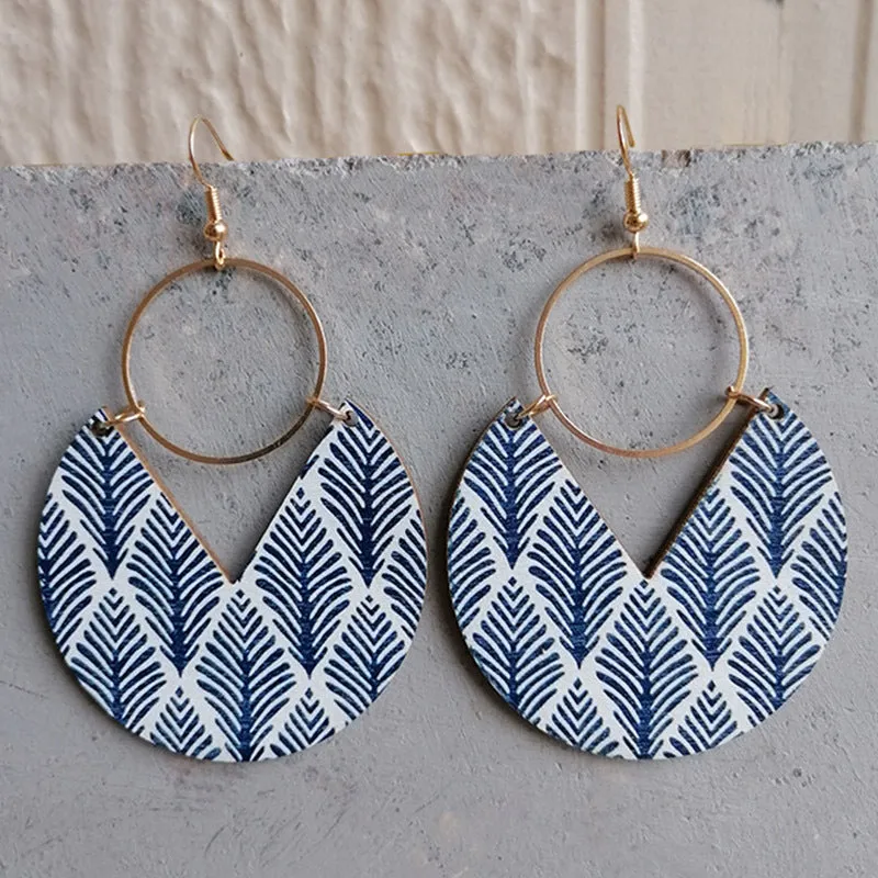 Ms.Pac-Man Shape Wooden Dangle Earrings sold by Charming Charlie product image thumbnail 4