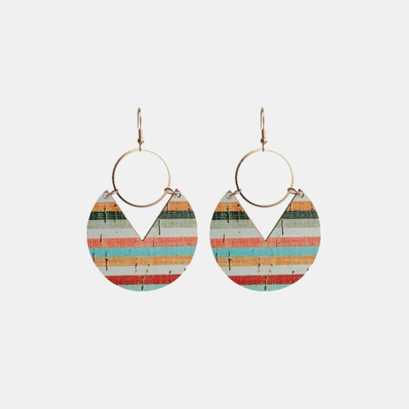 Ms.Pac-Man Shape Wooden Dangle Earrings sold by Charming Charlie