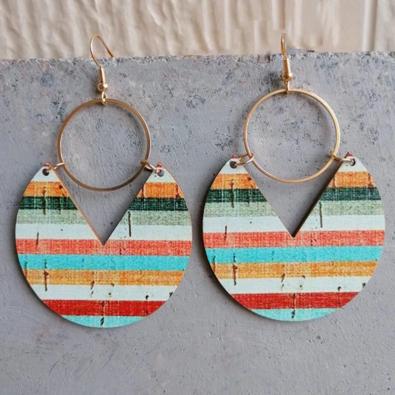 Ms.Pac-Man Shape Wooden Dangle Earrings sold by Charming Charlie product image thumbnail 2