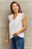 V-Neck Lace Trim Tank Top sold by Charming Charlie