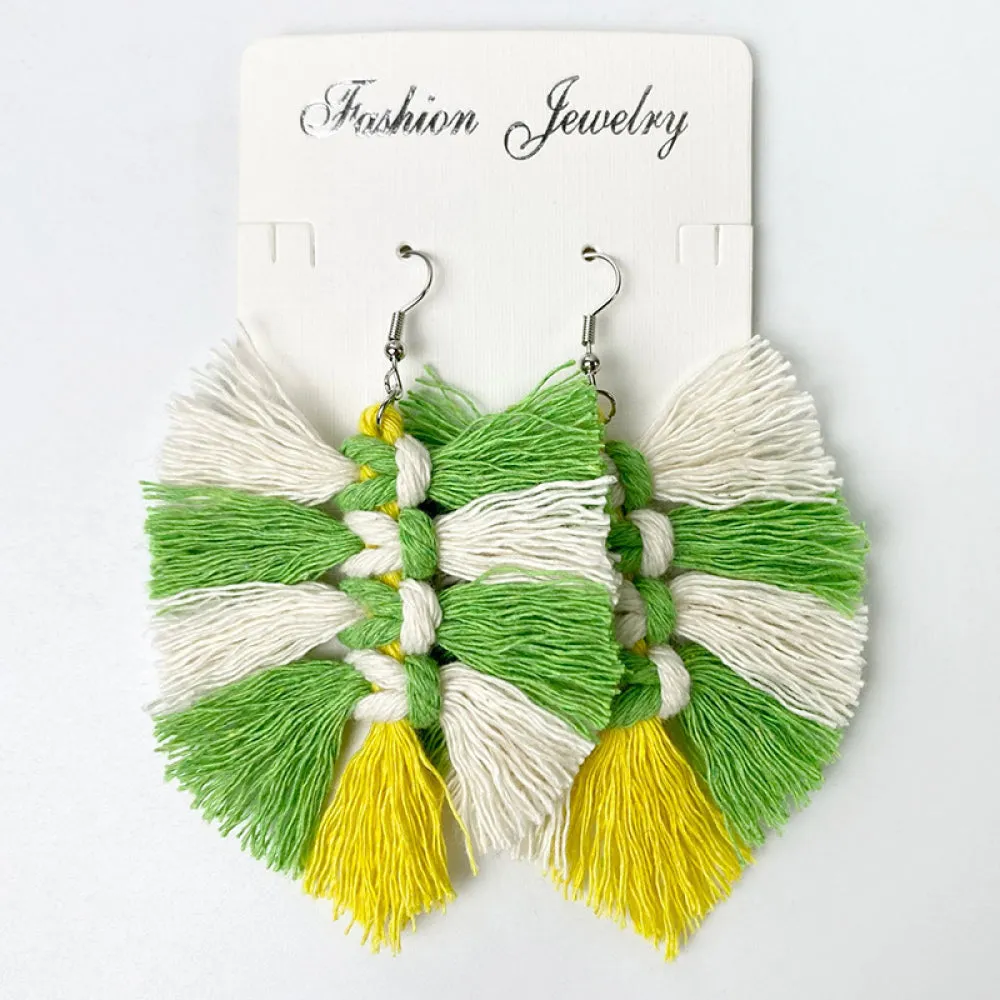 Fringe Detail Dangle Earrings sold by Charming Charlie product image thumbnail 4