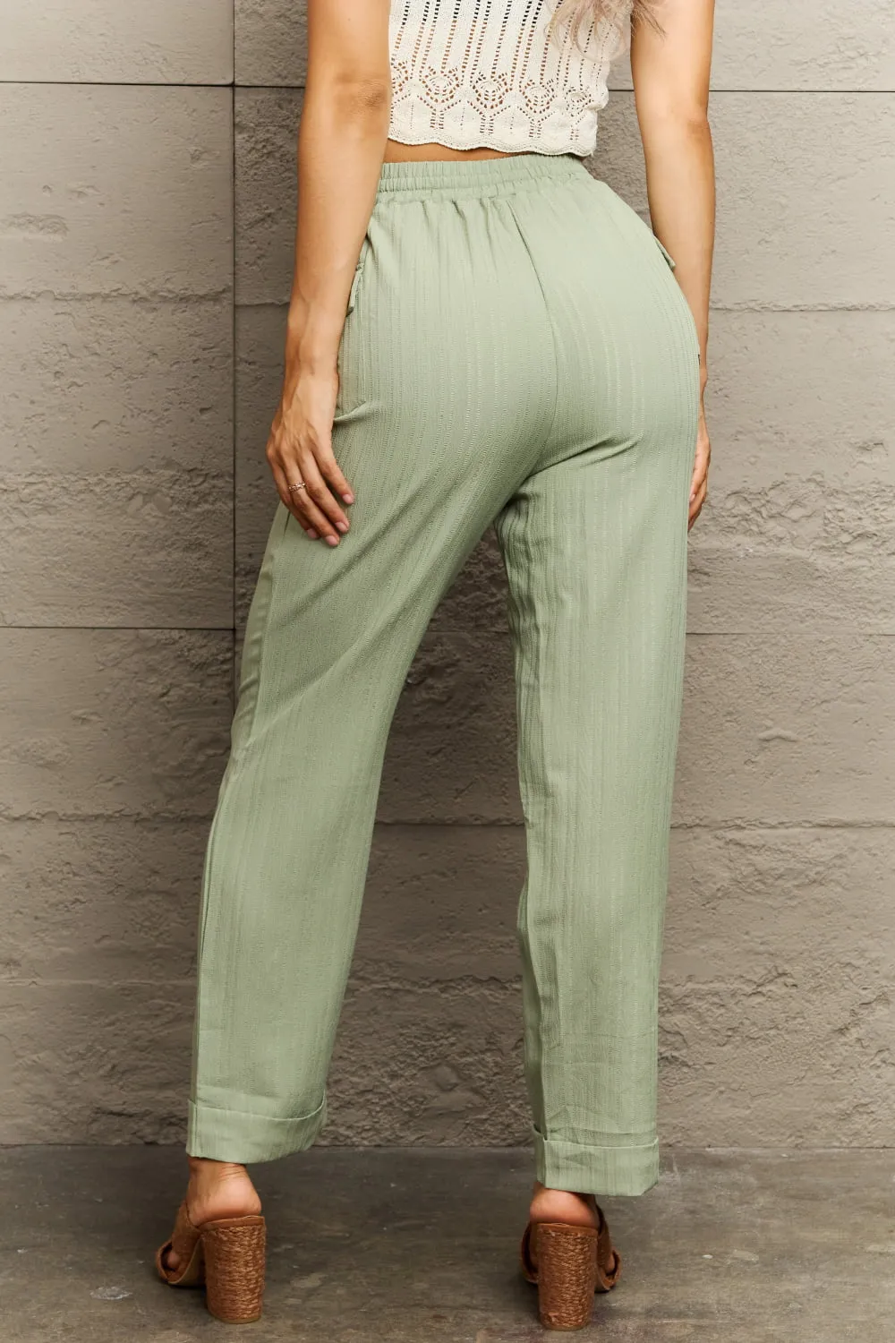 Tie Waist Long Pants sold by Charming Charlie product image thumbnail 2