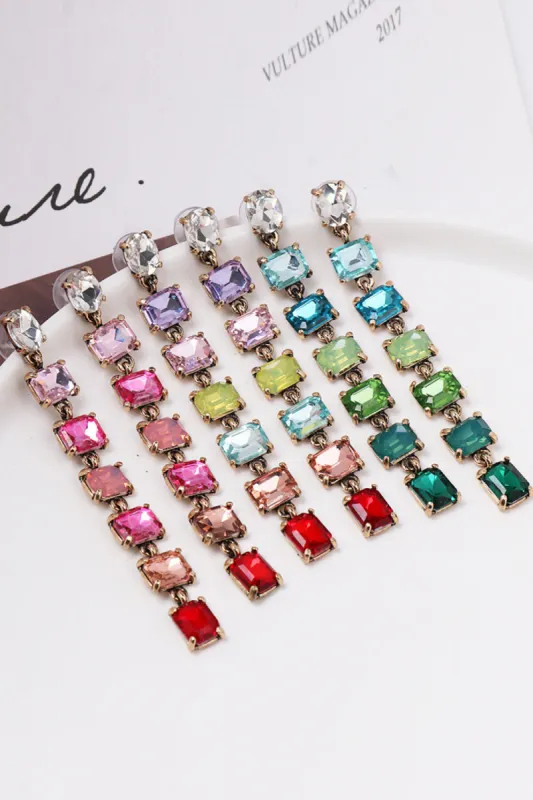 Geometrical Shape Resin Dangle Earrings sold by Charming Charlie