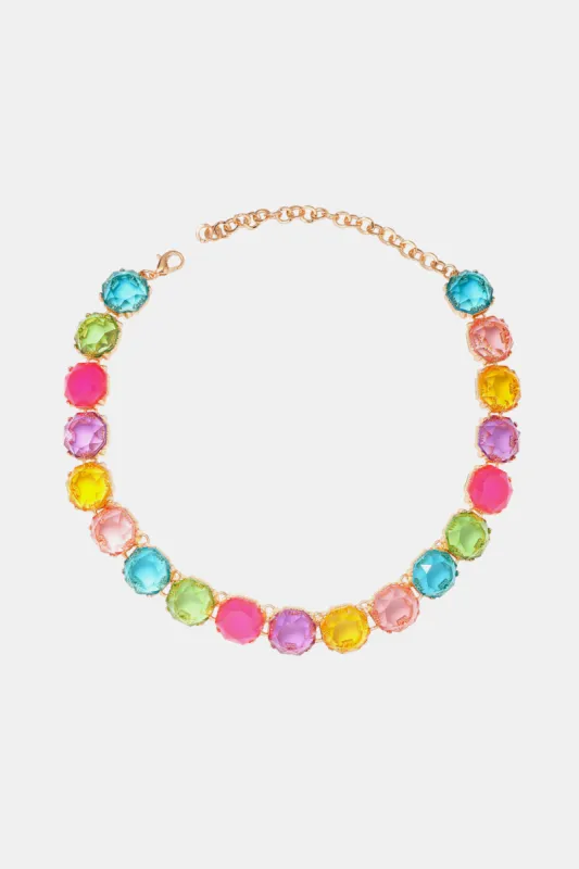 Zinc Alloy Resin Necklace sold by Charming Charlie