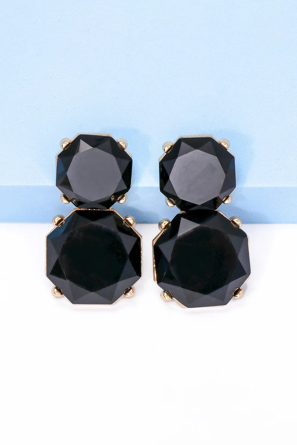 Geometrical Shape Zinc Alloy Frame Dangle Earrings sold by Charming Charlie product image thumbnail 5