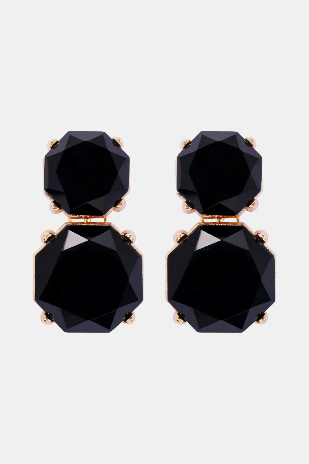 Geometrical Shape Zinc Alloy Frame Dangle Earrings sold by Charming Charlie product image thumbnail 4